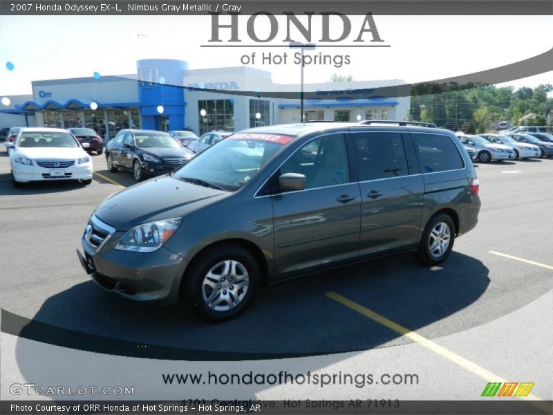 Nimbus Gray Metallic / Gray 2007 Honda Odyssey EX-L