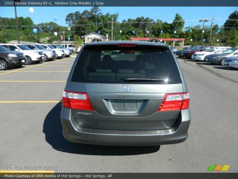 Nimbus Gray Metallic / Gray 2007 Honda Odyssey EX-L