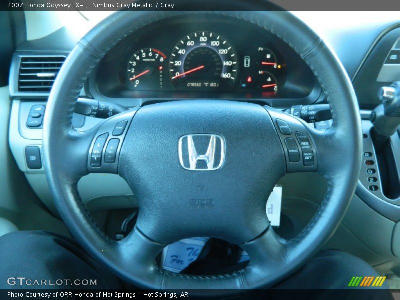 Nimbus Gray Metallic / Gray 2007 Honda Odyssey EX-L