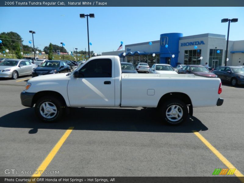 Natural White / Taupe 2006 Toyota Tundra Regular Cab