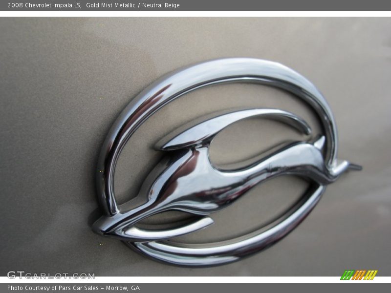 Gold Mist Metallic / Neutral Beige 2008 Chevrolet Impala LS
