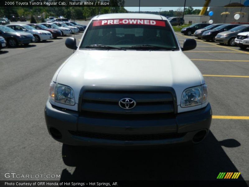 Natural White / Taupe 2006 Toyota Tundra Regular Cab