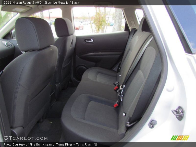 Silver Ice Metallic / Black 2011 Nissan Rogue S AWD