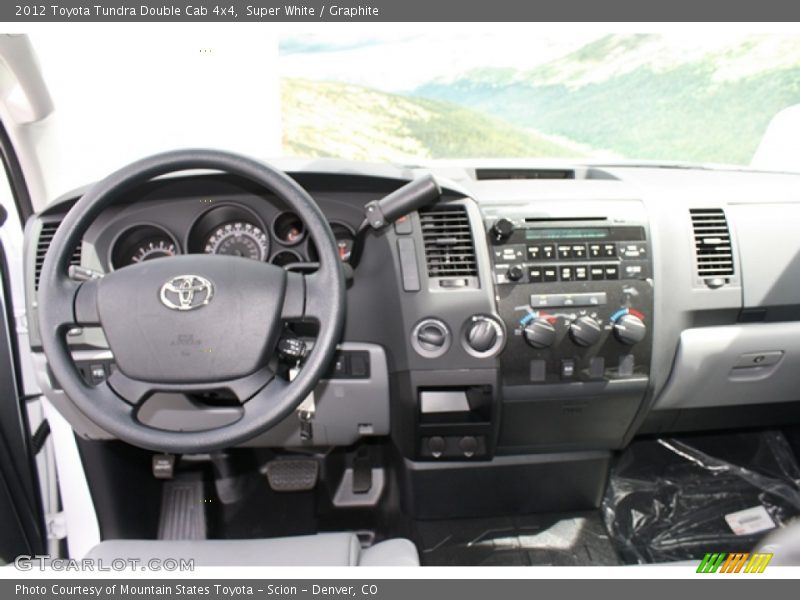 Super White / Graphite 2012 Toyota Tundra Double Cab 4x4