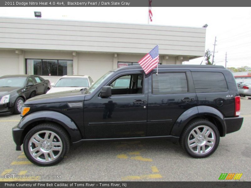 Blackberry Pearl / Dark Slate Gray 2011 Dodge Nitro Heat 4.0 4x4
