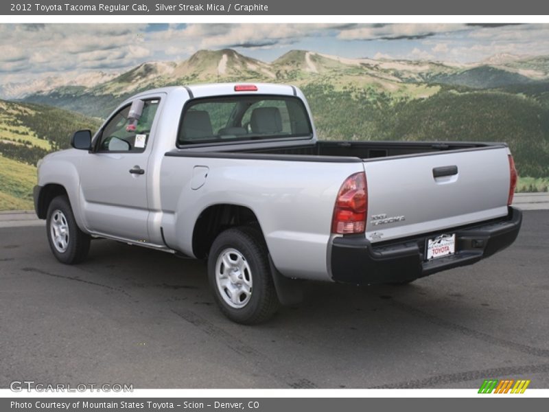 Silver Streak Mica / Graphite 2012 Toyota Tacoma Regular Cab