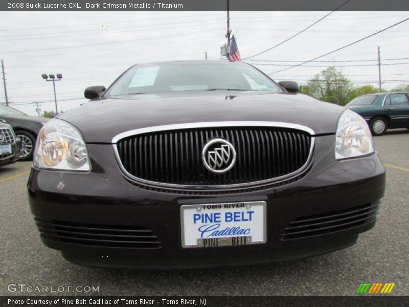 Dark Crimson Metallic / Titanium 2008 Buick Lucerne CXL