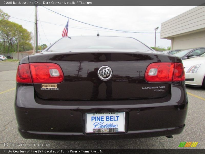 Dark Crimson Metallic / Titanium 2008 Buick Lucerne CXL