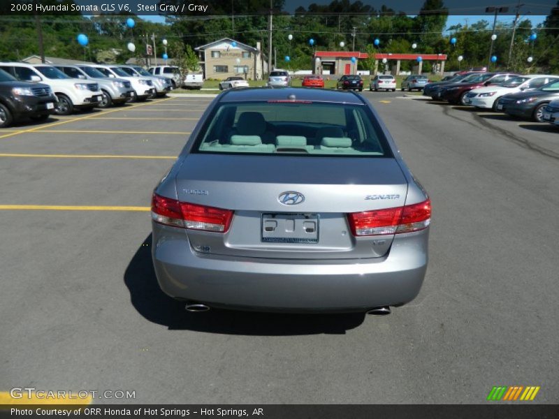 Steel Gray / Gray 2008 Hyundai Sonata GLS V6