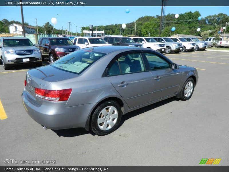 Steel Gray / Gray 2008 Hyundai Sonata GLS V6