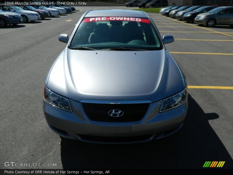 Steel Gray / Gray 2008 Hyundai Sonata GLS V6