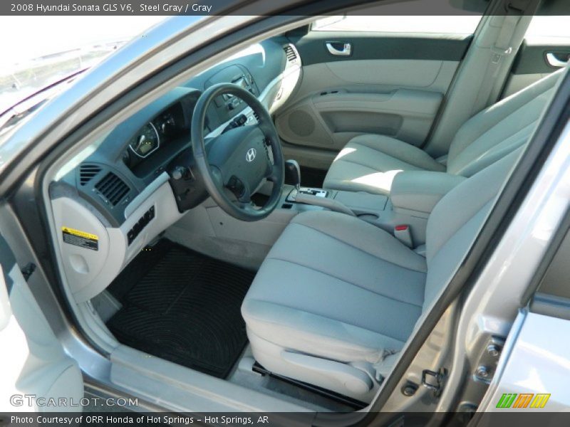 Steel Gray / Gray 2008 Hyundai Sonata GLS V6