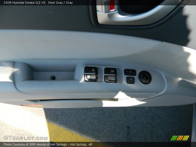 Steel Gray / Gray 2008 Hyundai Sonata GLS V6