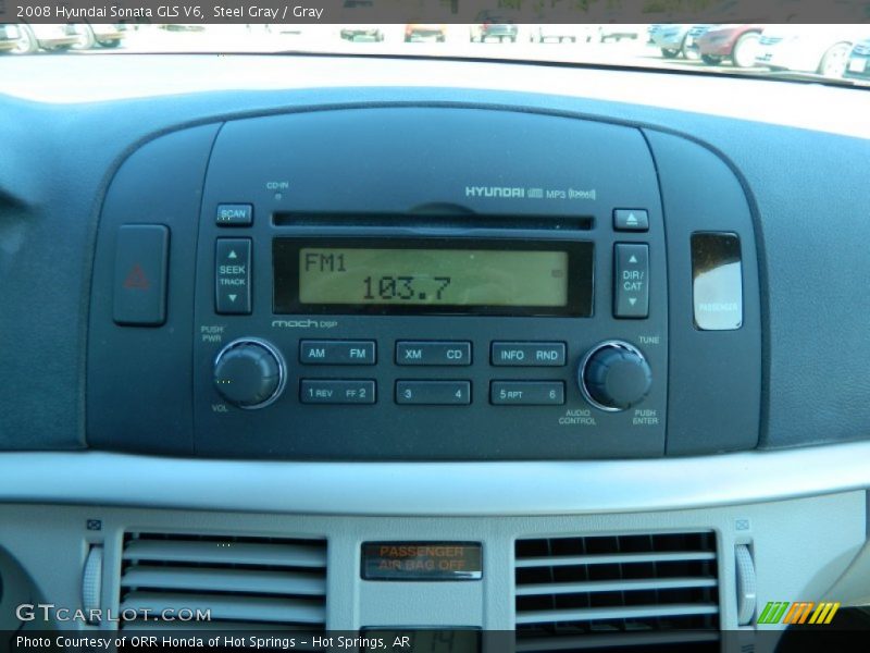 Steel Gray / Gray 2008 Hyundai Sonata GLS V6