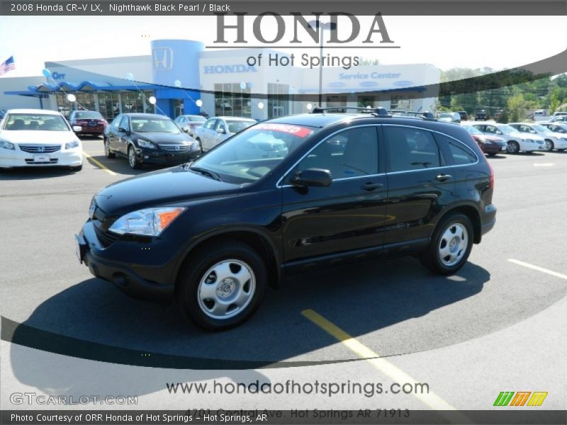 Nighthawk Black Pearl / Black 2008 Honda CR-V LX