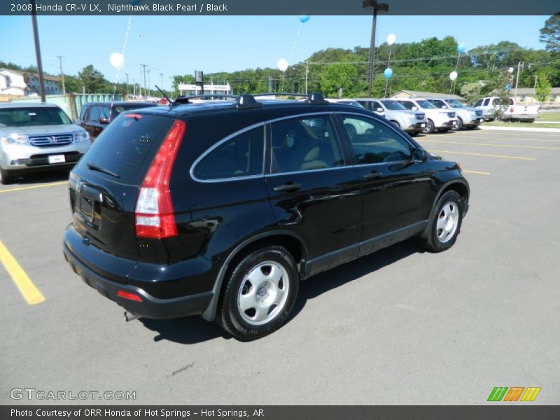 Nighthawk Black Pearl / Black 2008 Honda CR-V LX
