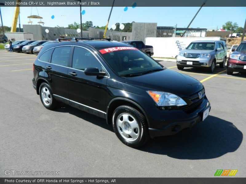 Nighthawk Black Pearl / Black 2008 Honda CR-V LX