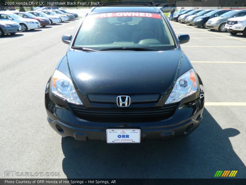 Nighthawk Black Pearl / Black 2008 Honda CR-V LX