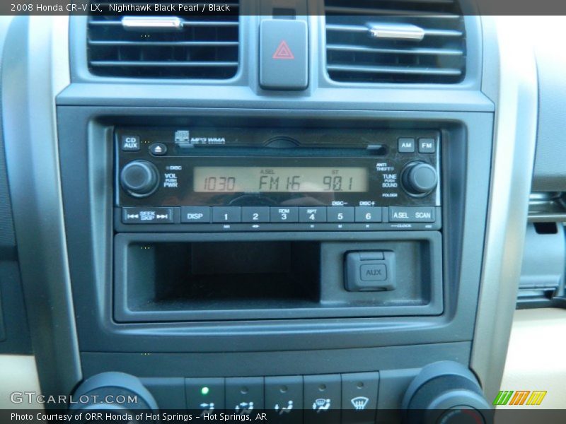 Nighthawk Black Pearl / Black 2008 Honda CR-V LX