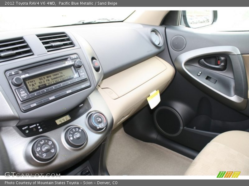 Pacific Blue Metallic / Sand Beige 2012 Toyota RAV4 V6 4WD