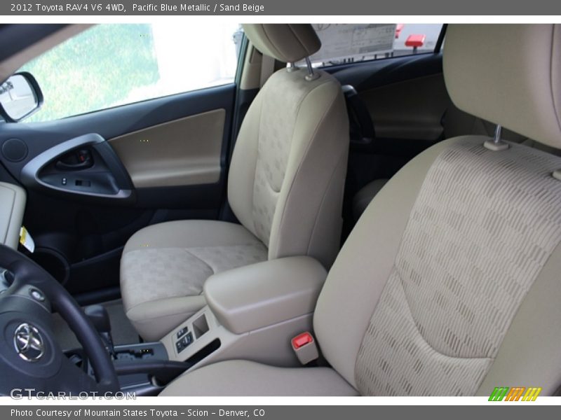 Pacific Blue Metallic / Sand Beige 2012 Toyota RAV4 V6 4WD