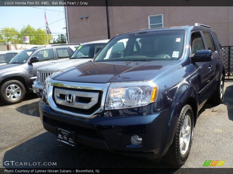 Bali Blue Pearl / Gray 2009 Honda Pilot EX 4WD