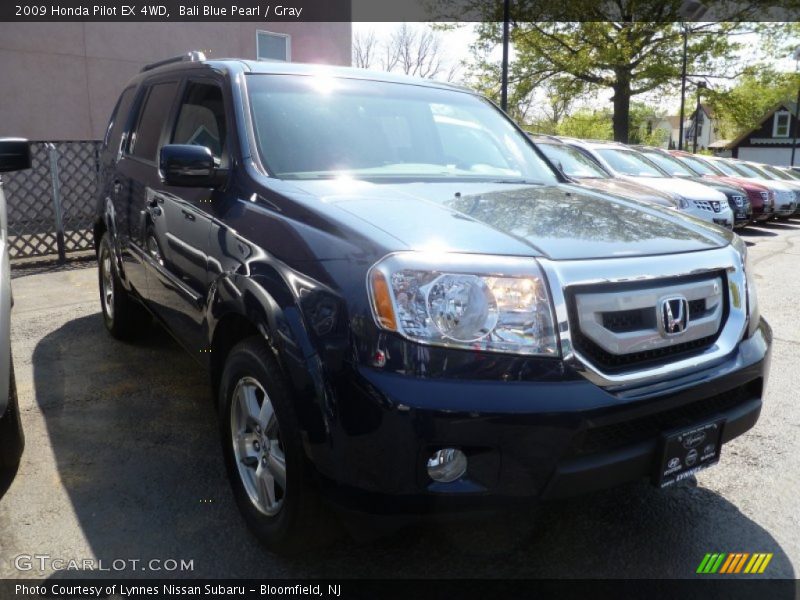 Bali Blue Pearl / Gray 2009 Honda Pilot EX 4WD