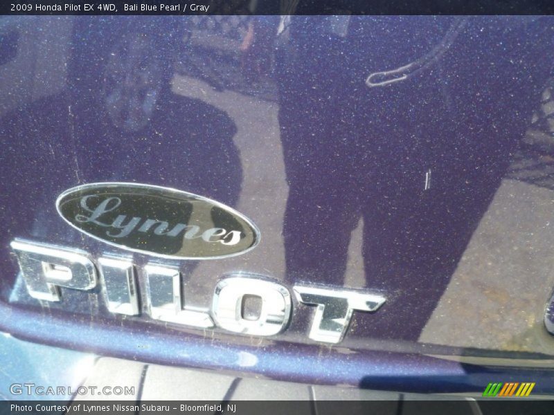 Bali Blue Pearl / Gray 2009 Honda Pilot EX 4WD