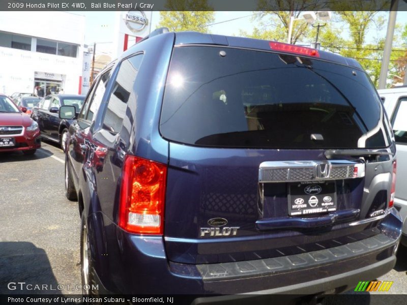 Bali Blue Pearl / Gray 2009 Honda Pilot EX 4WD