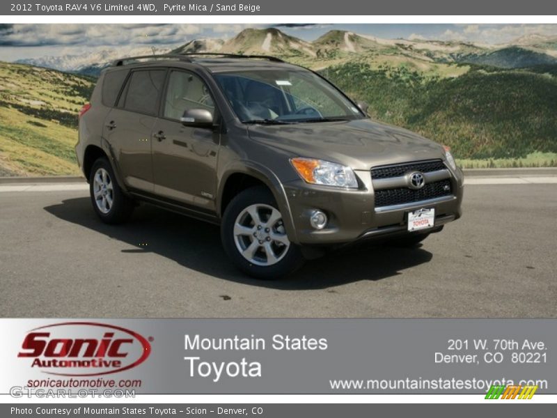 Pyrite Mica / Sand Beige 2012 Toyota RAV4 V6 Limited 4WD