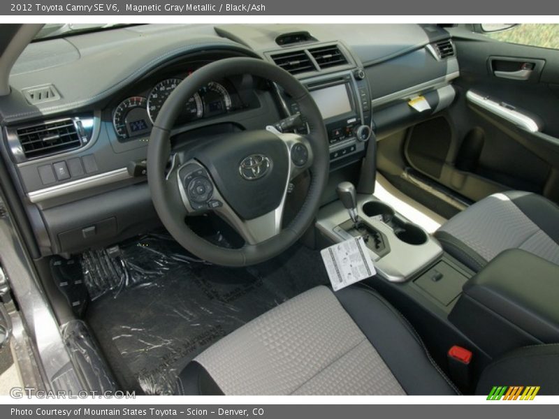 Magnetic Gray Metallic / Black/Ash 2012 Toyota Camry SE V6