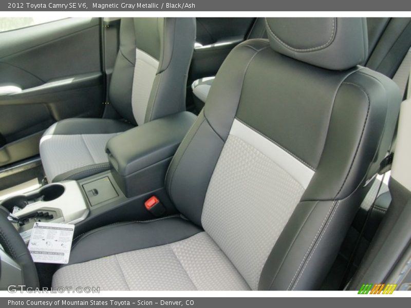 Magnetic Gray Metallic / Black/Ash 2012 Toyota Camry SE V6