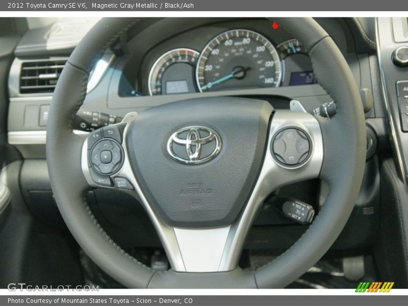 Magnetic Gray Metallic / Black/Ash 2012 Toyota Camry SE V6