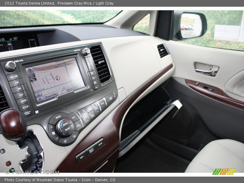 Predawn Gray Mica / Light Gray 2012 Toyota Sienna Limited