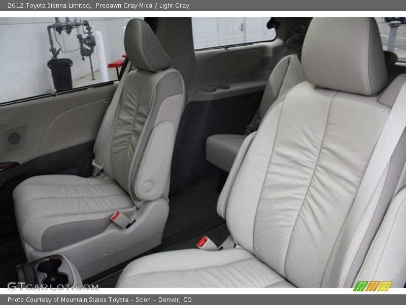 Predawn Gray Mica / Light Gray 2012 Toyota Sienna Limited