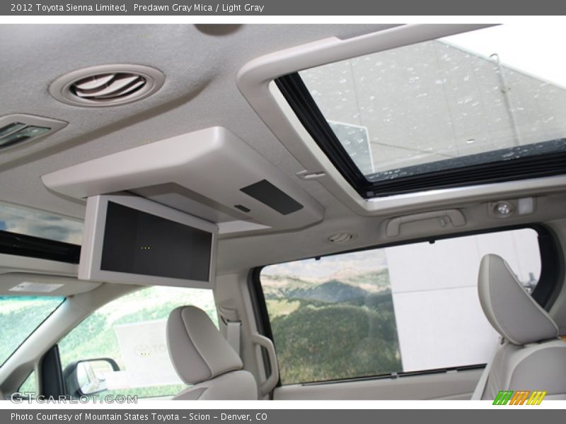 Predawn Gray Mica / Light Gray 2012 Toyota Sienna Limited
