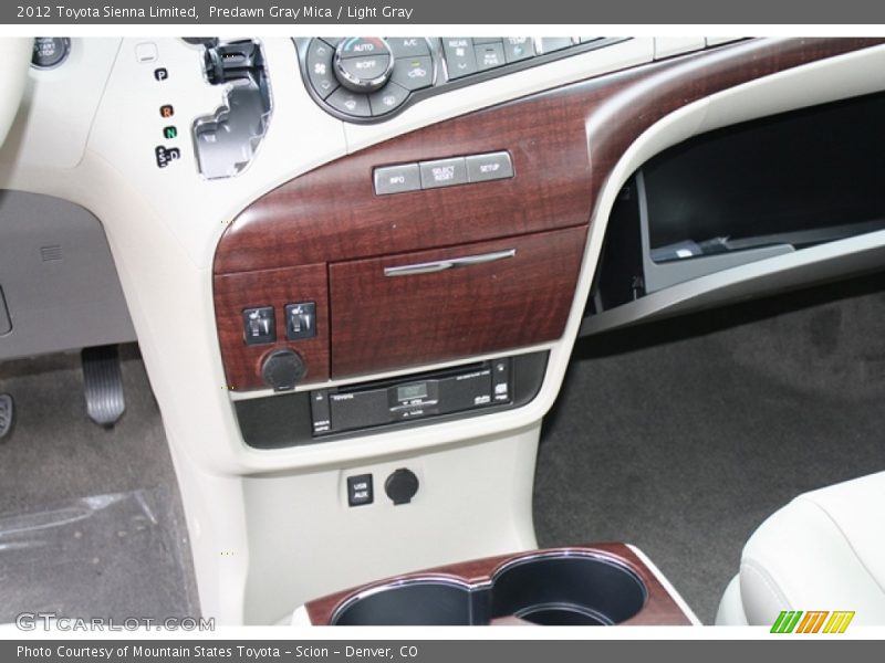 Predawn Gray Mica / Light Gray 2012 Toyota Sienna Limited