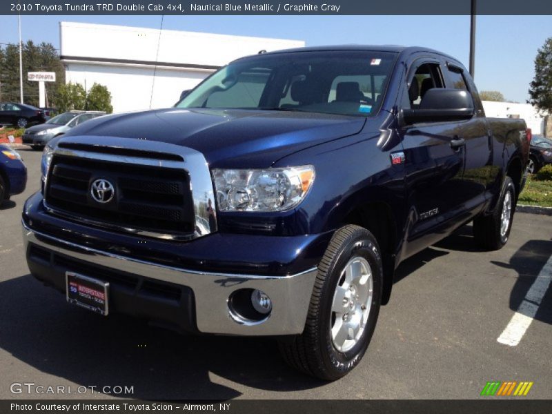 Nautical Blue Metallic / Graphite Gray 2010 Toyota Tundra TRD Double Cab 4x4