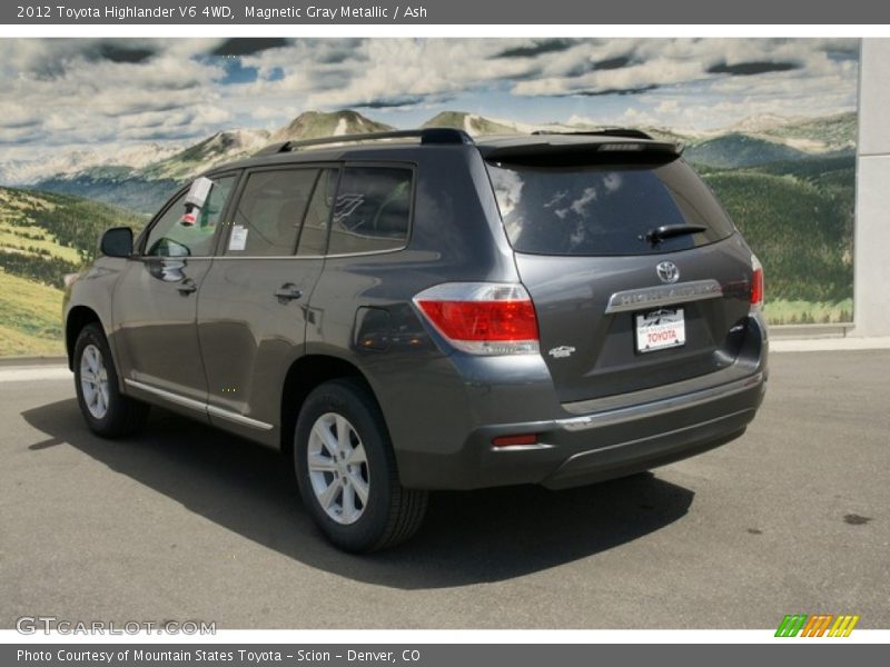 Magnetic Gray Metallic / Ash 2012 Toyota Highlander V6 4WD