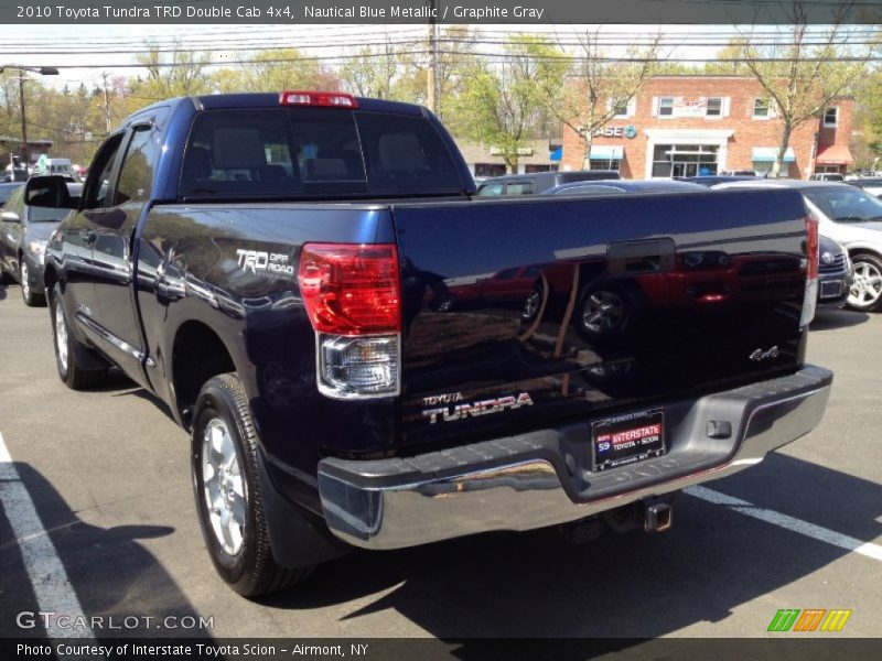 Nautical Blue Metallic / Graphite Gray 2010 Toyota Tundra TRD Double Cab 4x4