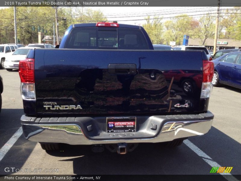 Nautical Blue Metallic / Graphite Gray 2010 Toyota Tundra TRD Double Cab 4x4