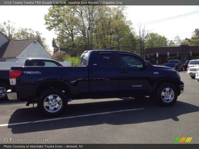 Nautical Blue Metallic / Graphite Gray 2010 Toyota Tundra TRD Double Cab 4x4