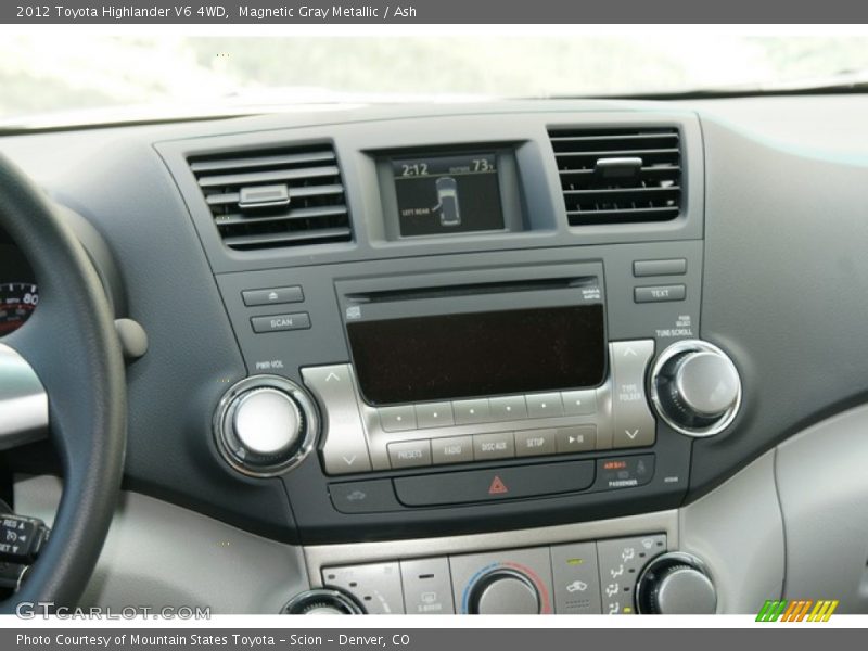 Magnetic Gray Metallic / Ash 2012 Toyota Highlander V6 4WD