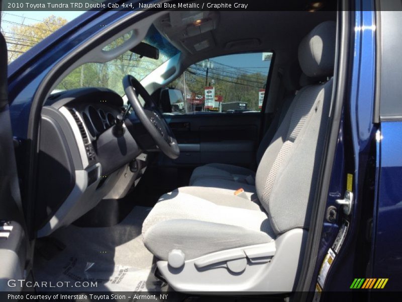 Nautical Blue Metallic / Graphite Gray 2010 Toyota Tundra TRD Double Cab 4x4