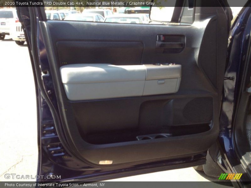 Nautical Blue Metallic / Graphite Gray 2010 Toyota Tundra TRD Double Cab 4x4