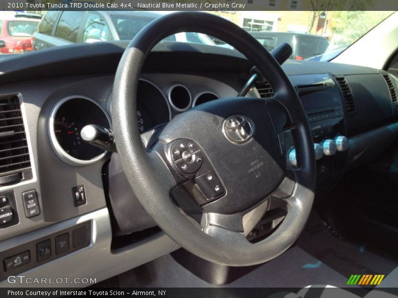Nautical Blue Metallic / Graphite Gray 2010 Toyota Tundra TRD Double Cab 4x4