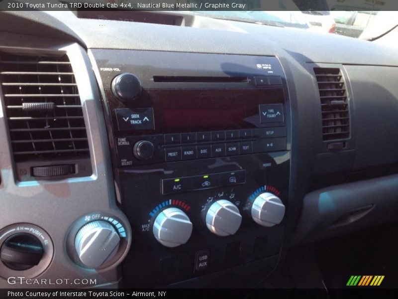 Nautical Blue Metallic / Graphite Gray 2010 Toyota Tundra TRD Double Cab 4x4