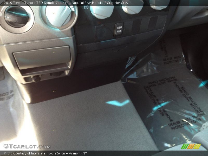 Nautical Blue Metallic / Graphite Gray 2010 Toyota Tundra TRD Double Cab 4x4