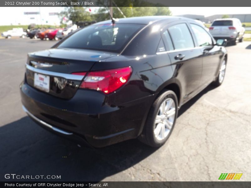 Black / Black 2012 Chrysler 200 Touring Sedan