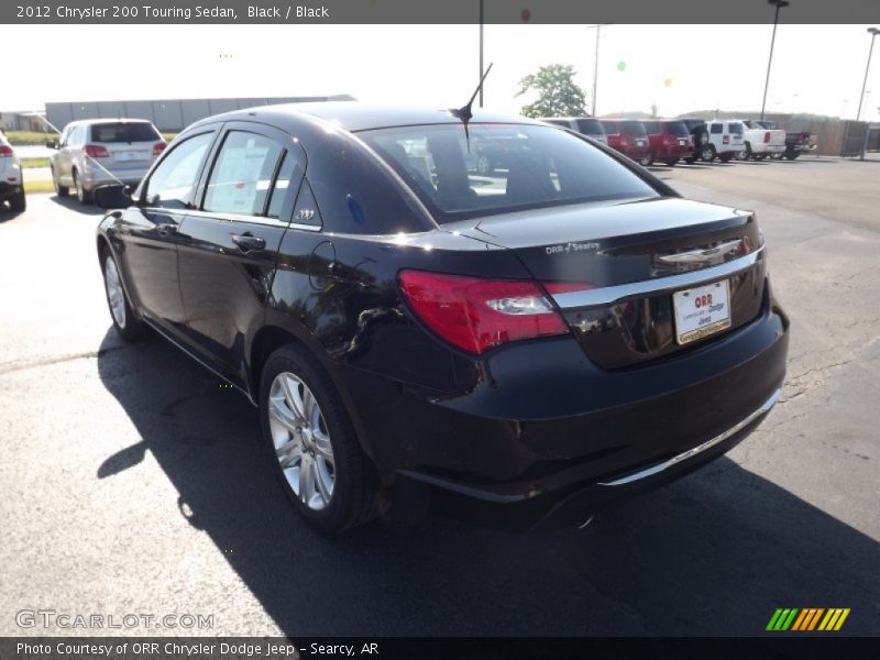 Black / Black 2012 Chrysler 200 Touring Sedan